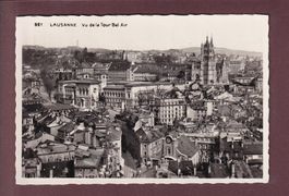 LAUSANNE vu de la Tour Bel Air - 1933