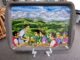 Serviertablett "Appenzeller Bier" mit Appenzeller-Motiv