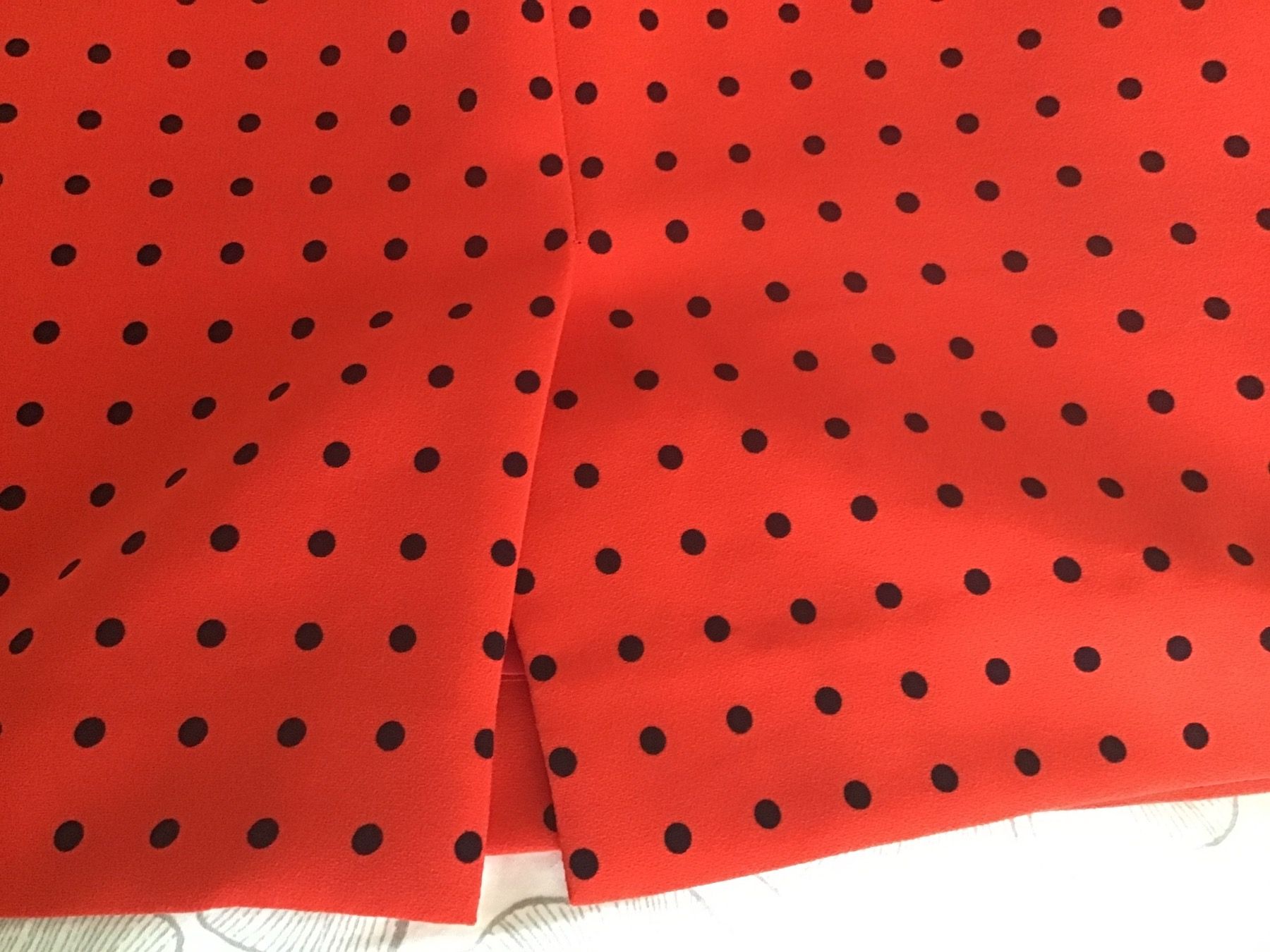 J.Crew Vestiti: KLEID J. CREW ROT MIT SCHWARZEN PUNKTEN GR.34/36 – Usato da Glattfelden venduto da ire_w6h2 5