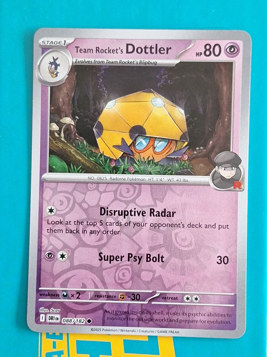Pokémon Carte collezionabili: Team Rocket's Dottler - Reverse Holo Destined Rivals #1.9 – Usato da Altstätten SG venduto da GGsGameshop