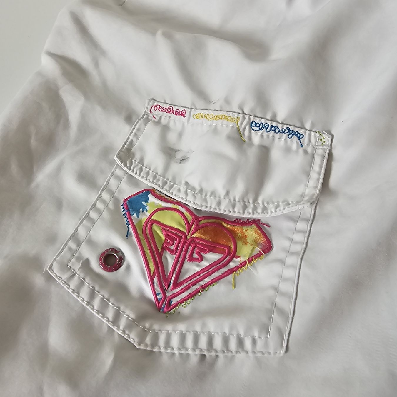 Hosen: Roxy Boardshorts white patterned size 34  – Gebraucht aus Matten b. Interl von Vanilla8 2