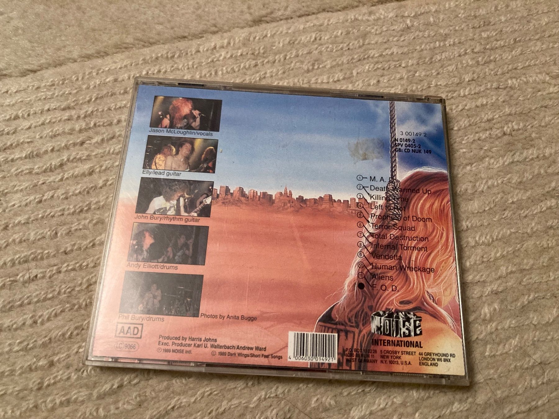 CD: D.A.M.- Human Wreckage CD Original 1990 – Usato da Wagenhausen venduto da Novafreund283 2