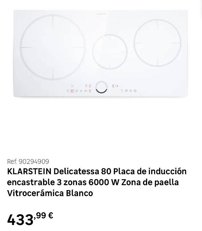 Cuisinières: Induktionsfeld Klarstein Weiss – D'occasion à Habsburg par BeMiRo 3
