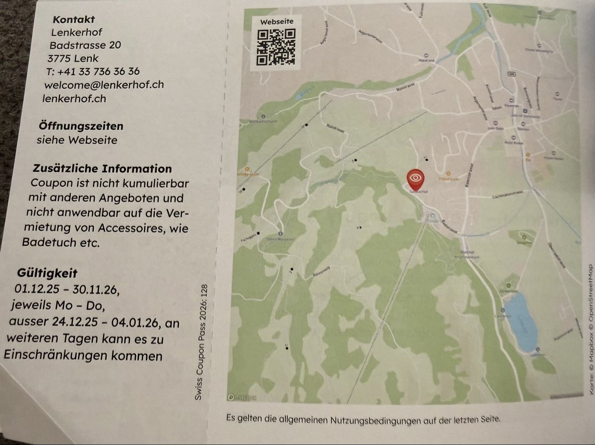 Buoni: Lenkerhof 7sources Beauty & Spa Gutschein – Nuovo (secondo la descrizione) da St. Gallen venduto da Meelll 1
