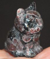 Deko Heilstein D-929 – Katze Flame Stone 30x20mm