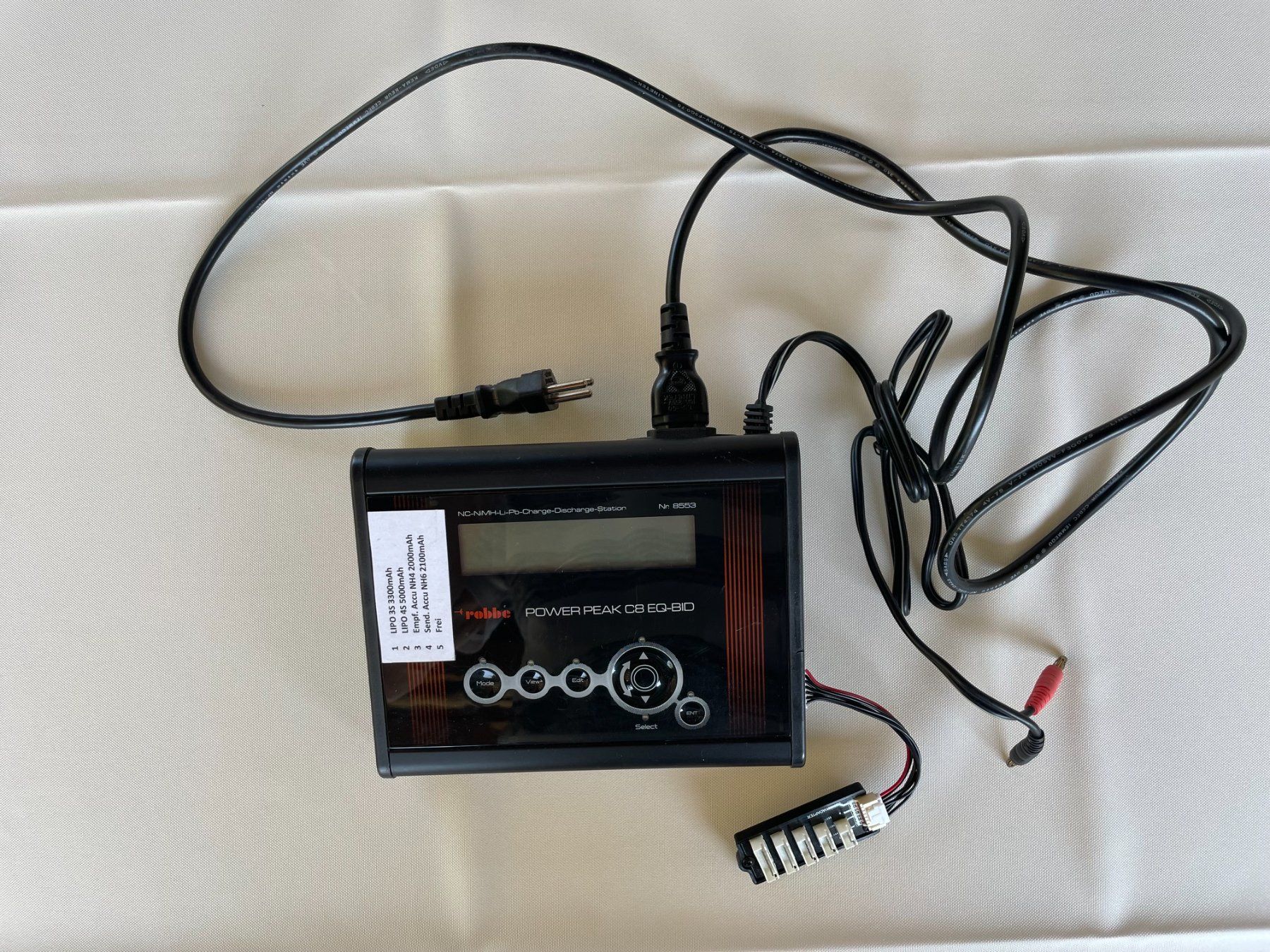 Robbe Akkus, Ladegeräte & Netzgeräte: Ladegerät Robbe Power Peak C8 EQ-BID – Gebraucht aus Niederurnen von maege2011 1
