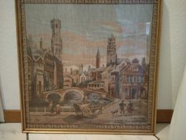 tableau genre tapisserie BRUGGE