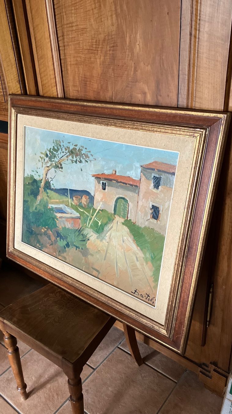 Dipinti: Gemälde Tableau signé signiert BARTOLI – Usato da St-Cierges venduto da LeRegain 5