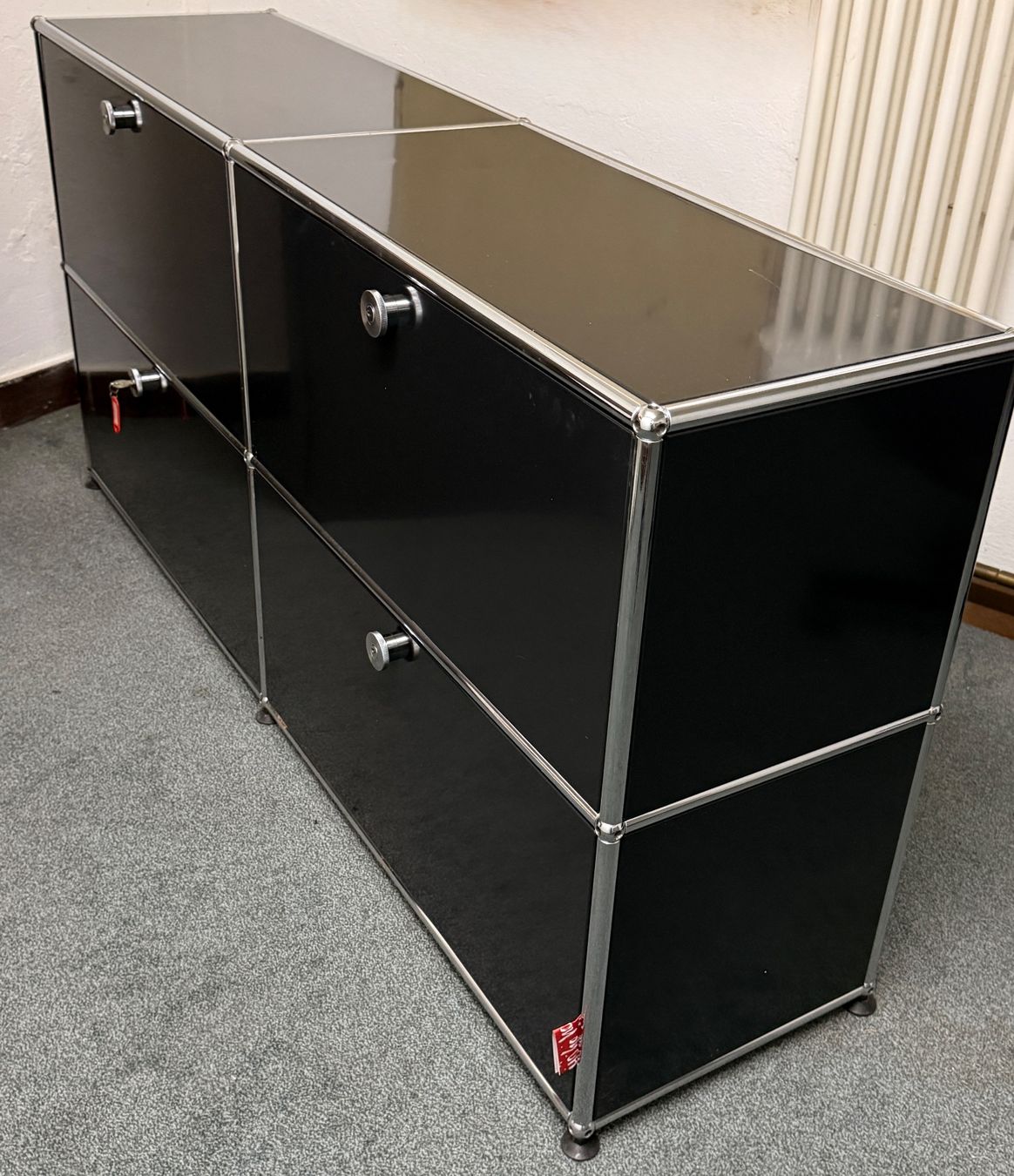 USM Cassettiere: USM Haller Sideboard 2x2 schwarz – Usato da Gelterkinden venduto da Vanillasky66 1
