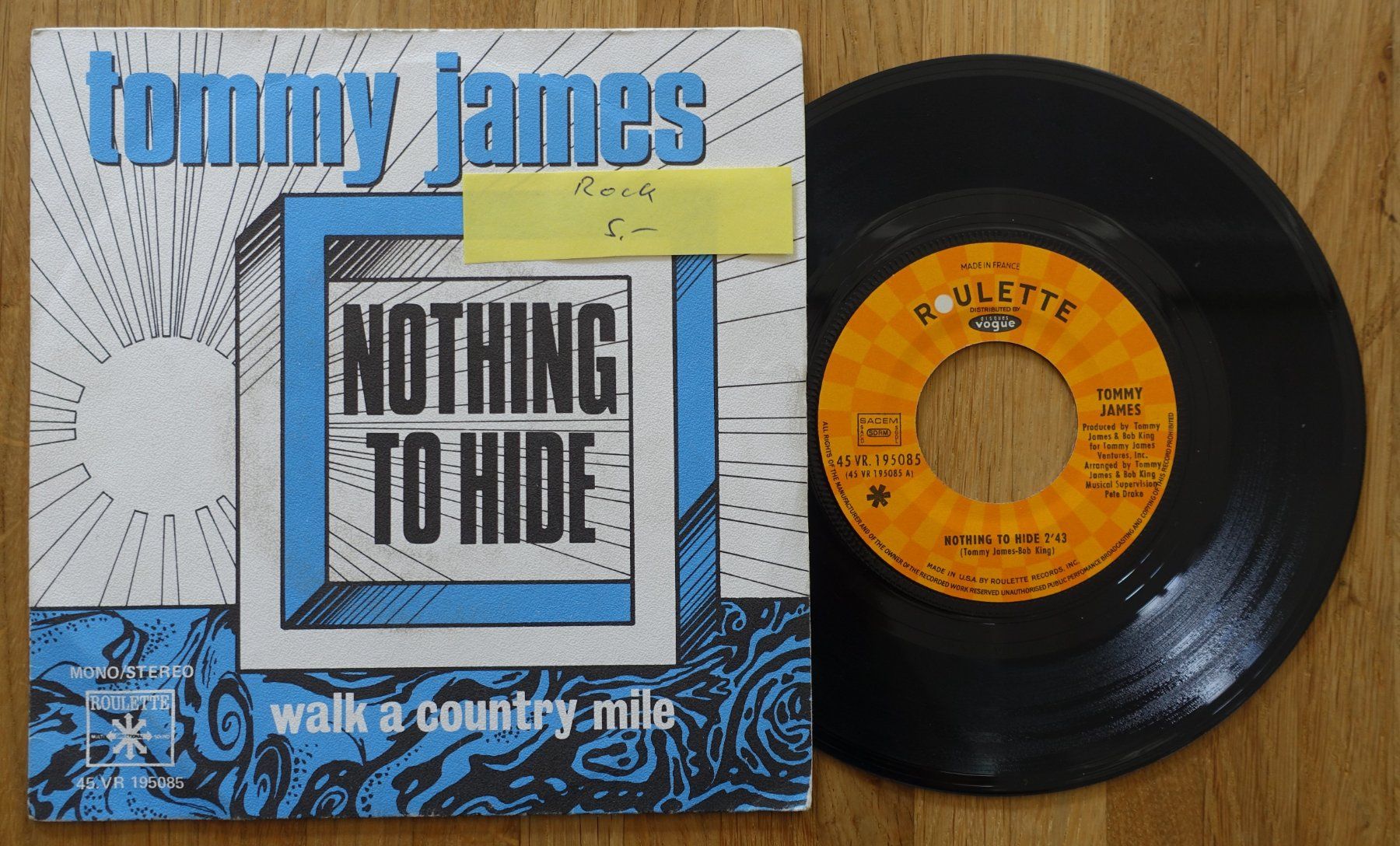 Dischi in vinile: Tommy James – Nothing To Hide – Usato da Sessa venduto da discoverymedia