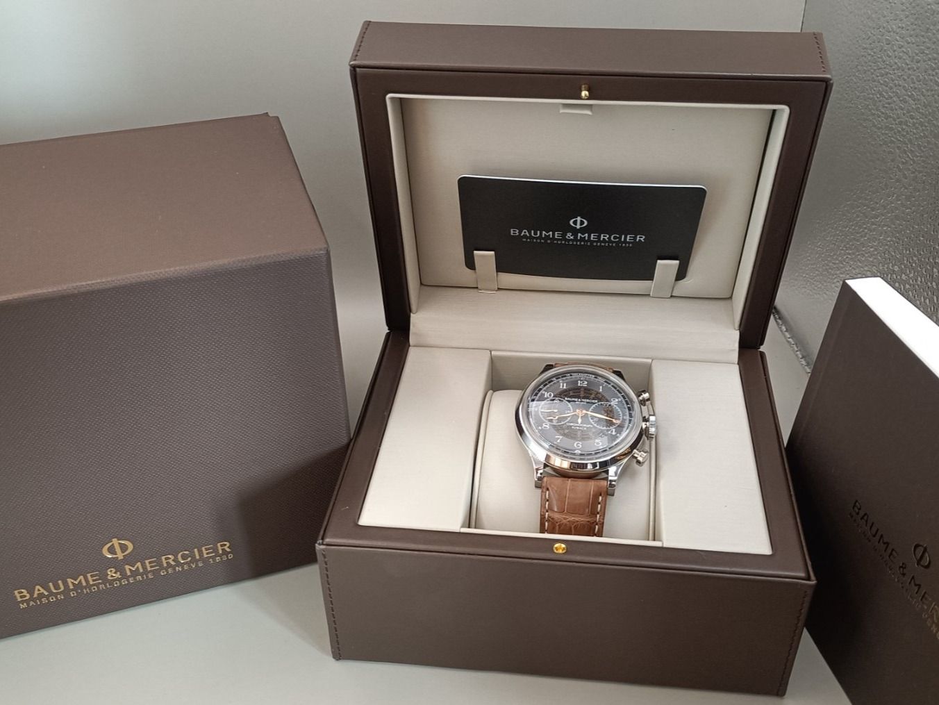 Baume & Mercier Orologi: Baume et Mercier Capeland flyback chronograph full set NEW – Nuovo e nell'imballaggio originale da Pampigny venduto da Calypso06 6
