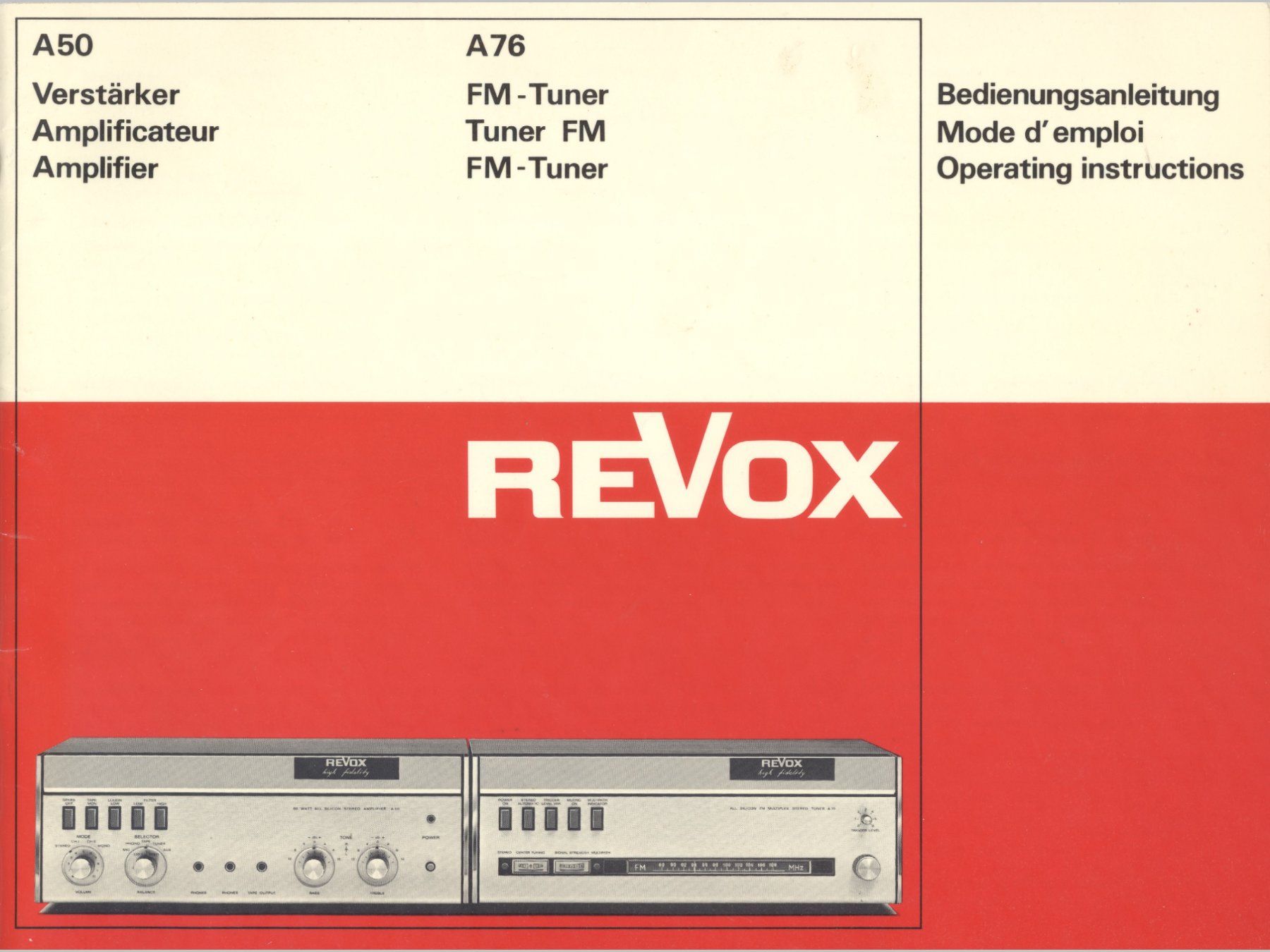 Revox Documenti: Documents Revox / Revox Dokumente – Usato da Gorgier venduto da S_Riond 2