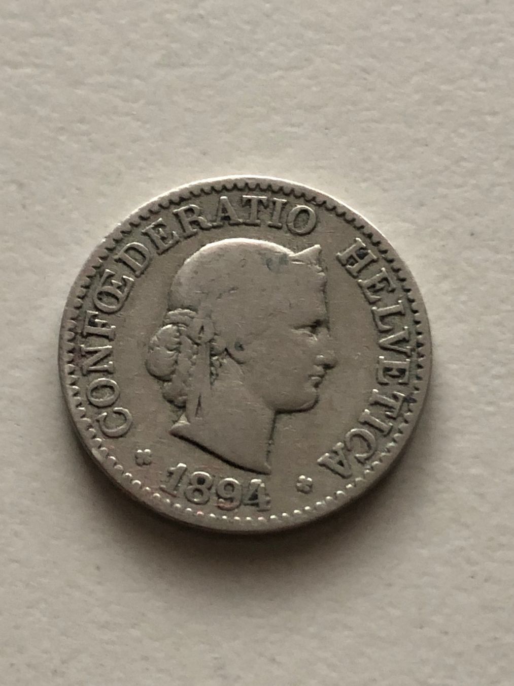 Toutes les monnaies: 10 Rp. 1894 – D'occasion à Schötz par Odpa