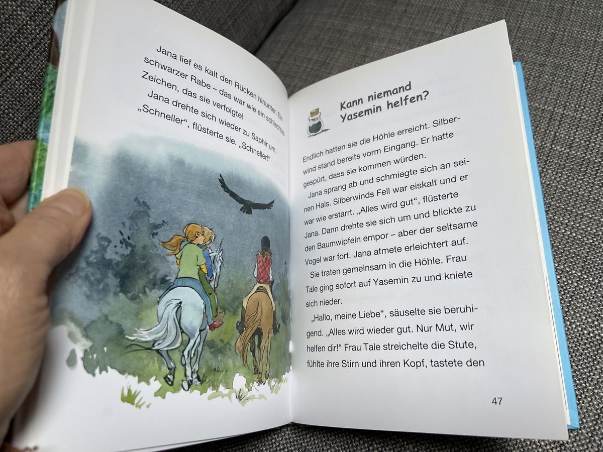 Libri: Lesebuch Silberwind „Das Einhornfohlen“ – Usato da Kirchberg BE venduto da Bergdorf16 2
