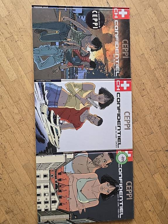 Fumetti: Série des 3 BD CH-Confidentiel – Usato da Lausanne venduto da UserJPP 1