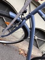 Fahrrad Citybike Herrenvelo decathlon blau