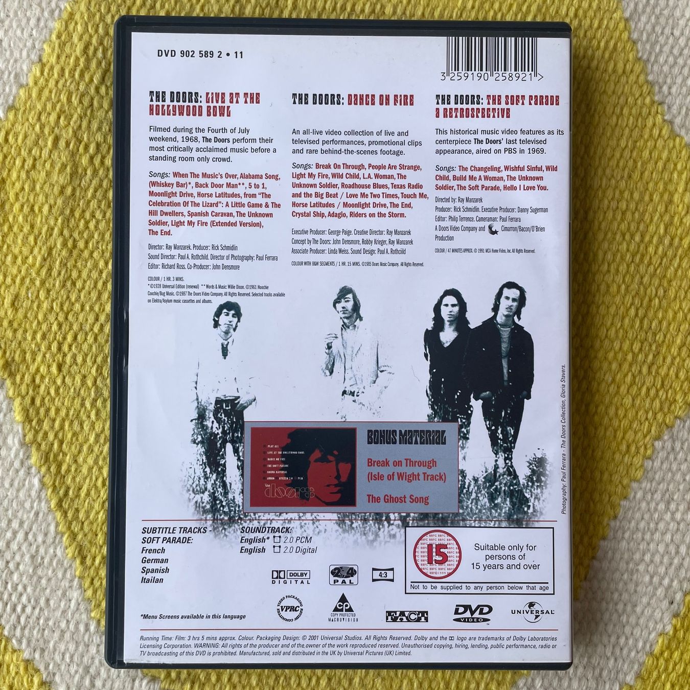 Tutti i DVDs: THE DOORS-DVD 30 YEARS COMMEMORATIVE EDITION – Usato da Rorschacherberg venduto da CD-Roli 1