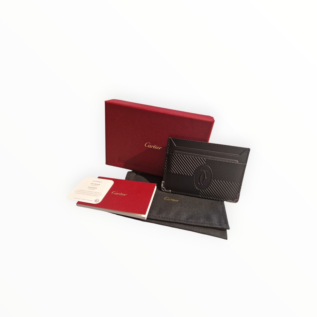 Cartier Portafogli: Cartier Leder Kartenetui Schwarz – Nuovo e nell'imballaggio originale da Lachen SZ venduto da HelvetiaLuxury 1