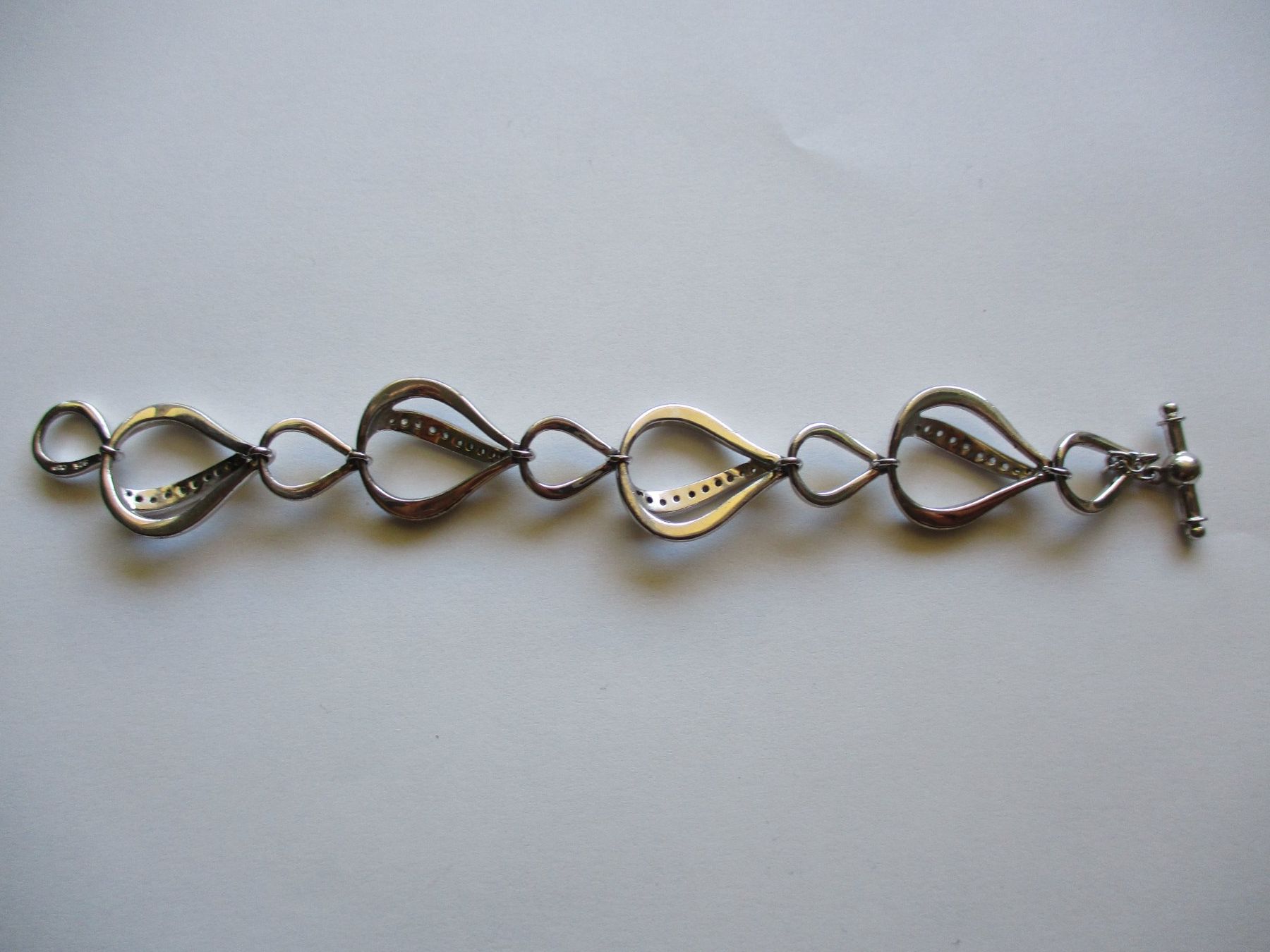 Bracelets: Bracelet argent 925 avec zircons – D'occasion à La Sarraz par vic_v6kz 3
