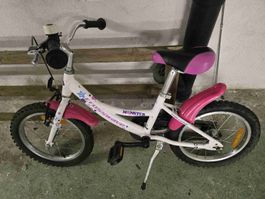 Kinderfahrrad Crosswave Monster 16 Zoll weiss/pink 