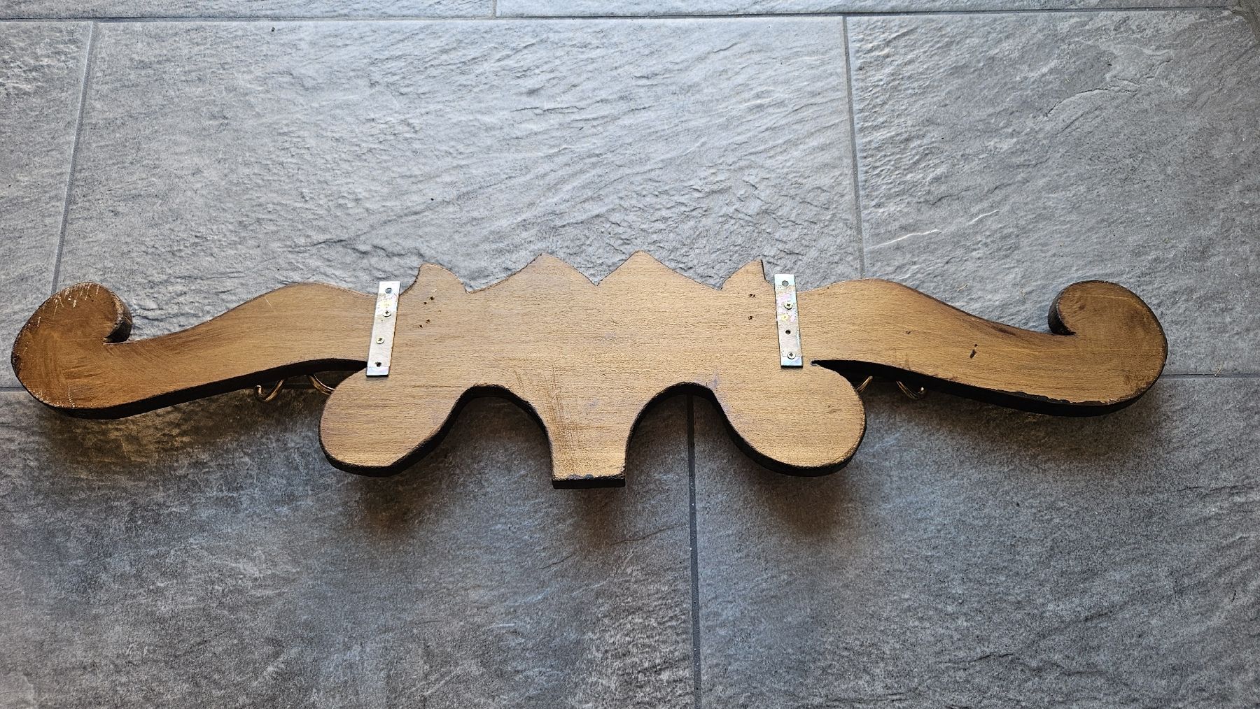 Appendiabiti: Appendiabiti da parete in legno 80cm stile rustico – Usato da Melano venduto da H-Sara 1