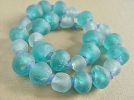 Kette aus afrikanischem Recycling Glas