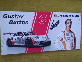Gustav Burton - Porsche - handsigniert