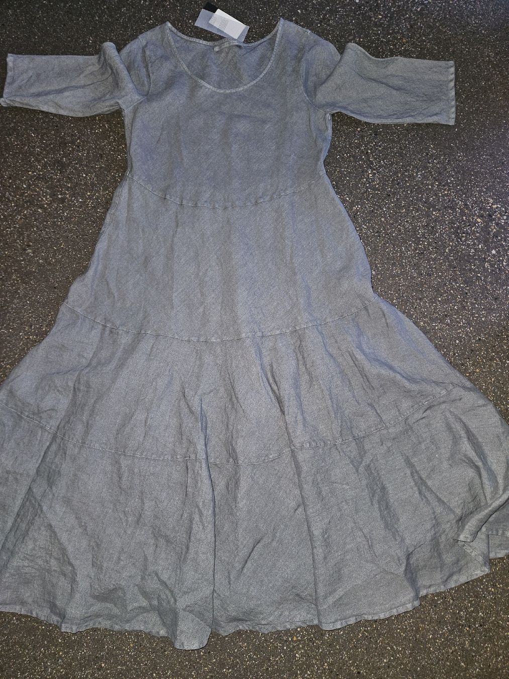 Kleider: Kleid Clemente Grösse 1 graphite 100% Leinen neu – Neu und originalverpackt aus Anwil von tamoos 2