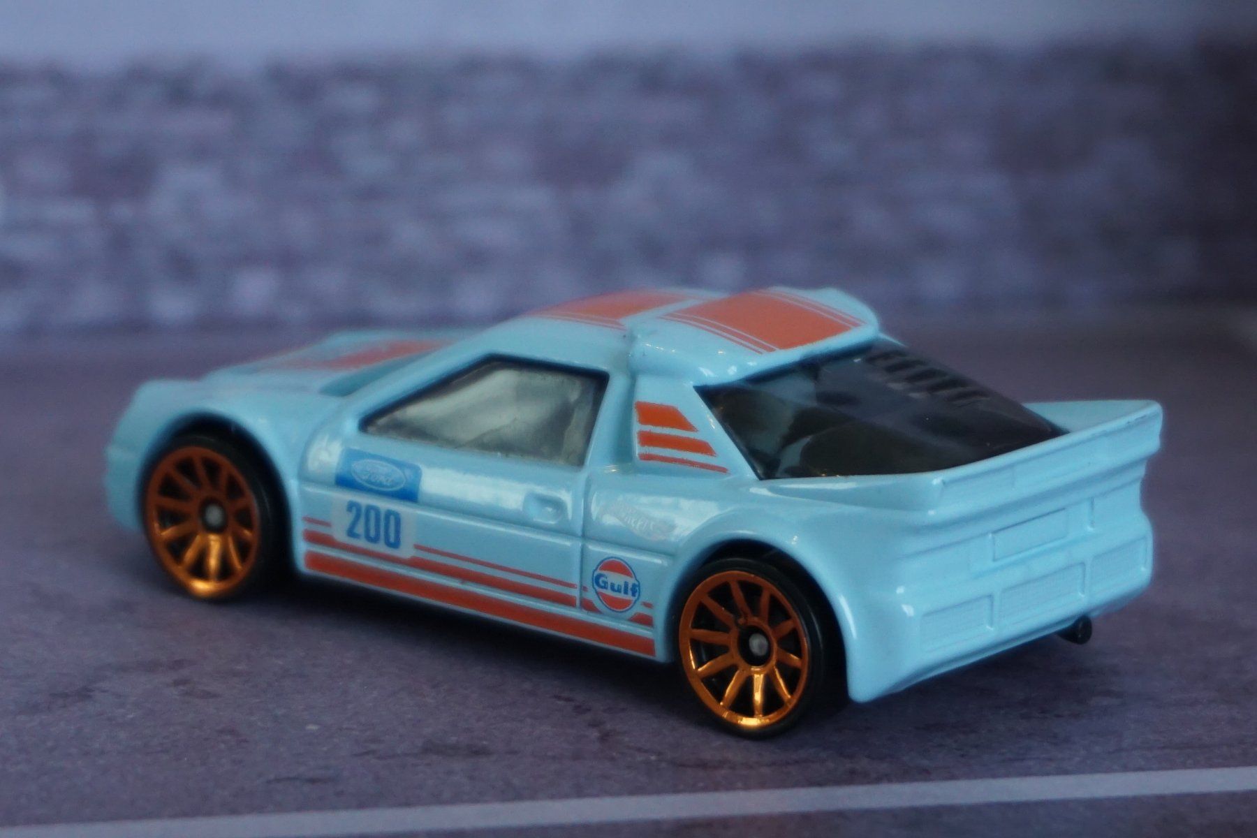 Hot Wheels Modellini d'auto: HotWheels Ford RS200 GULF TOP !!!!!!!!!!!!! – Usato da Reiden venduto da Doppeldecker69 1