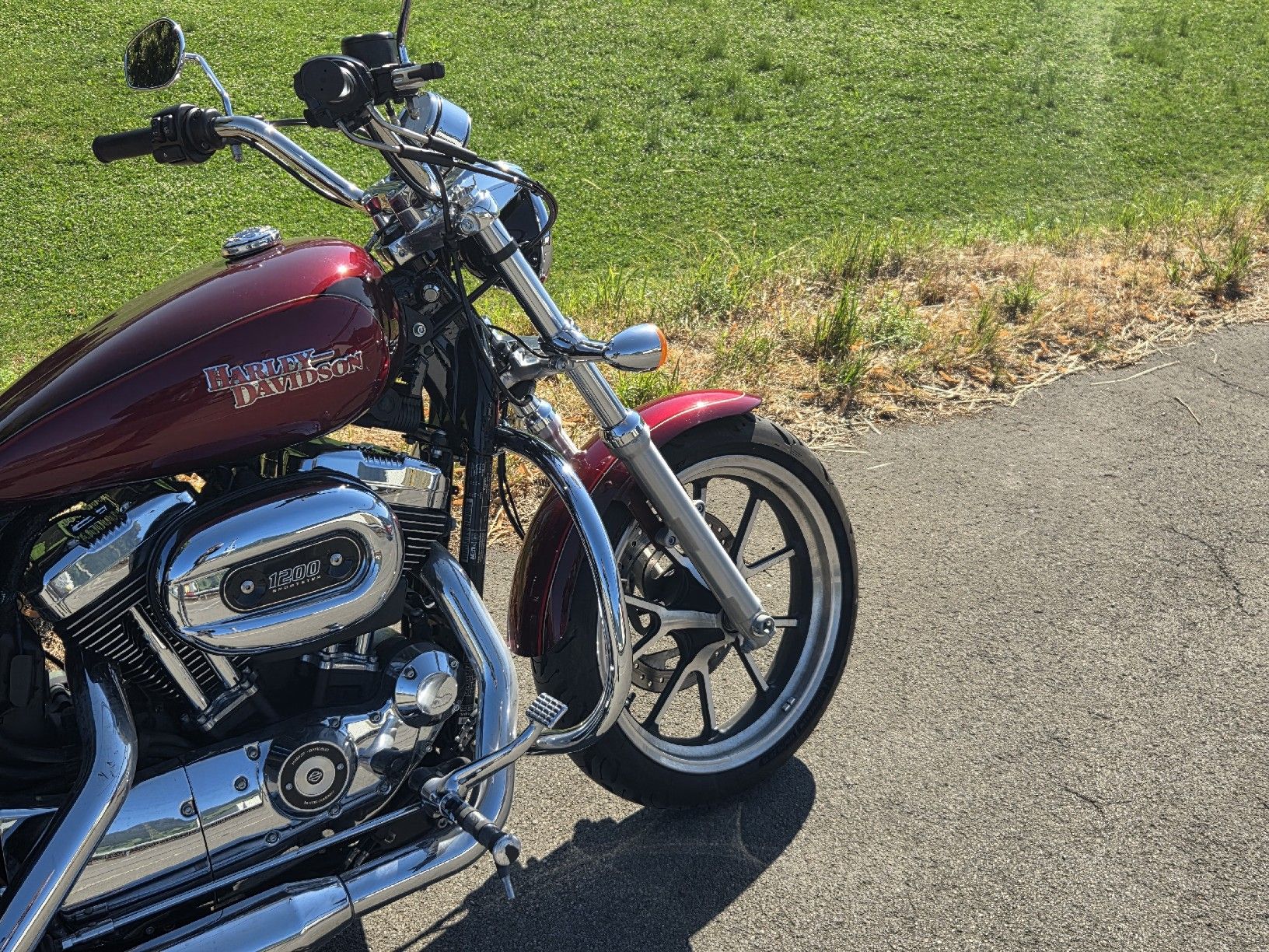 Harley-Davidson Chopper: Harley Davidson XL 1200 T Super Low ABS – Gebraucht aus Brunnen von jan_w8fb 8