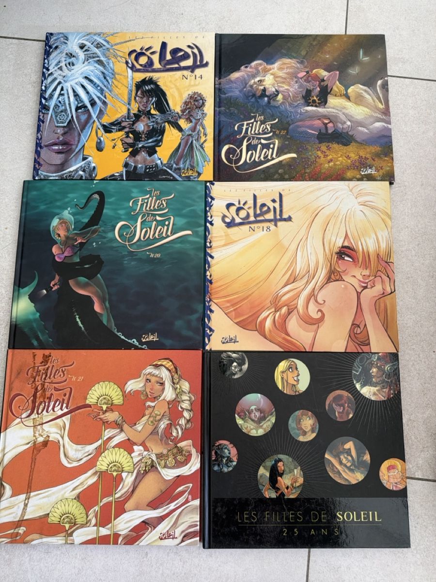 Fumetti: Les Filles du Soleil Comics Collection 6 Books Set – Usato da Martigny venduto da Jacoosh1234 1