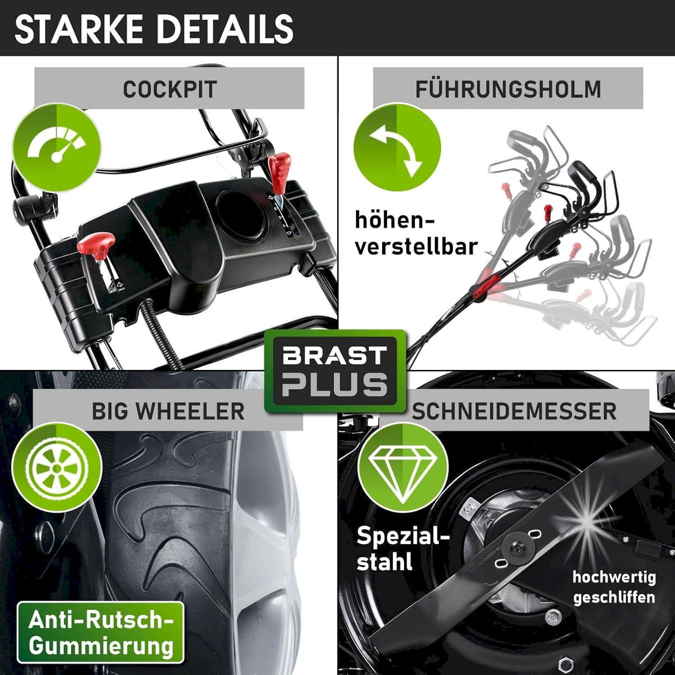 Rasenmäher: BRAST 22224 E-START SPEED Rasenmäher – Neu und originalverpackt aus Bottighofen von zaap 5