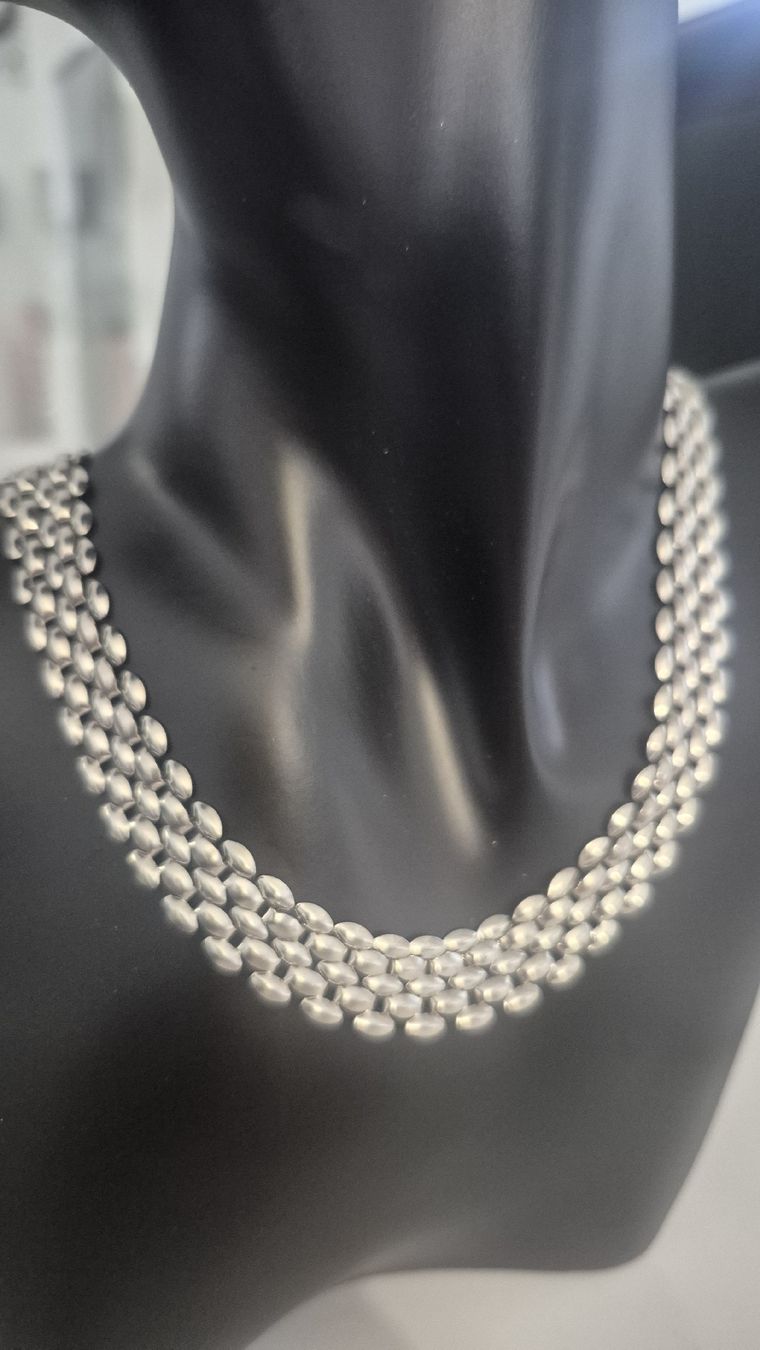 Altri gioielli: Set collana e orecchini argento stile maglia – Nuovo (secondo la descrizione) da Giubiasco venduto da Stefaniav 1
