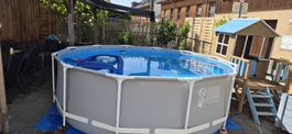 Intex Aufstellpool Prism Frame Rund | 366 cm | 8592 l