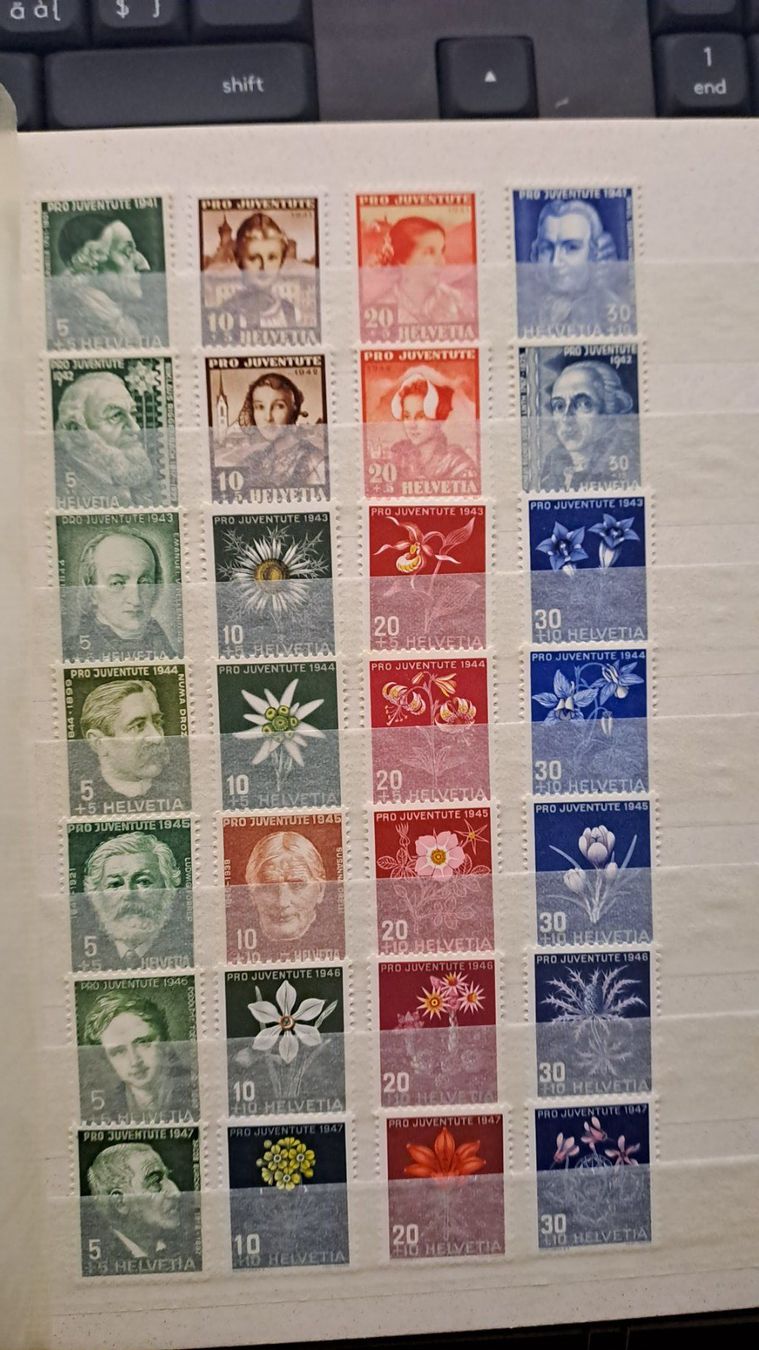 Tous les timbres: Briefmarken Pro Juventute – Neuf (Voir description) à Lengnau AG par Mydonja 3