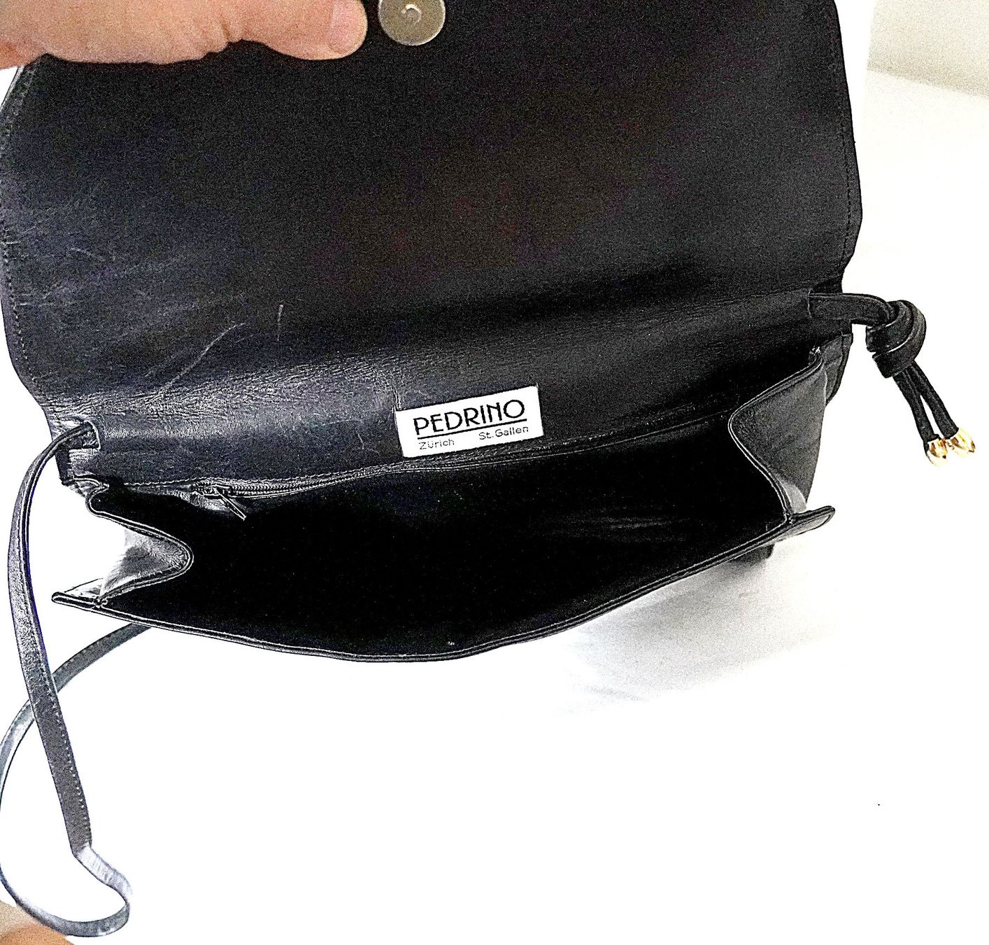 Borse da donna: Handtasche Pedrino Leder Schwarz – Usato da Baar venduto da 2cvbaar 2