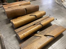 Handhobel alt, runde Klinge, Set