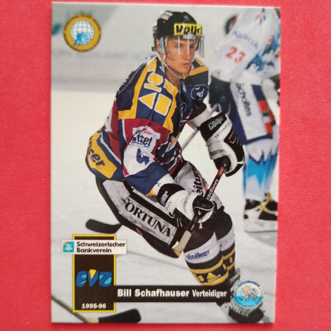 Sammelbilder & Trading cards: Bill Schafhauser - EVZ CARD - 1995/96 – Gebraucht aus Dübendorf von kb86_MOVIE