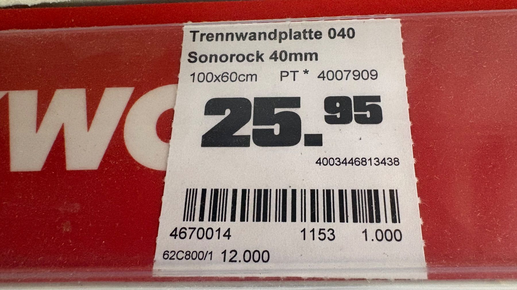 Materiale di riempimento: GRATIS: Steinwolle Rockwool 40mm ganze Pack - 1 sheet – Usato da Stäfa venduto da Thaikitty 2