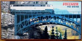 Vollmer 2508 H0 Stahlträgerbrücke 26cm, gerade, Bausatz, neu