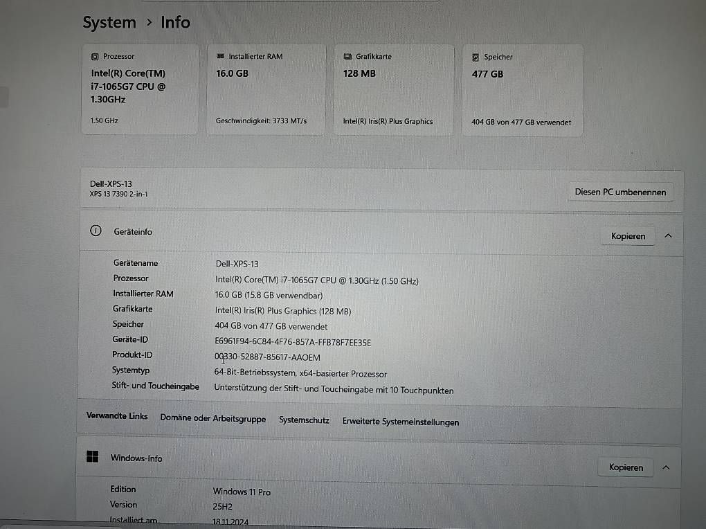 Notebook: DELL XPS 13.3", Convertible 2-in-1 Touchscreen – Usato da Herrliberg venduto da pak_2fjh 4