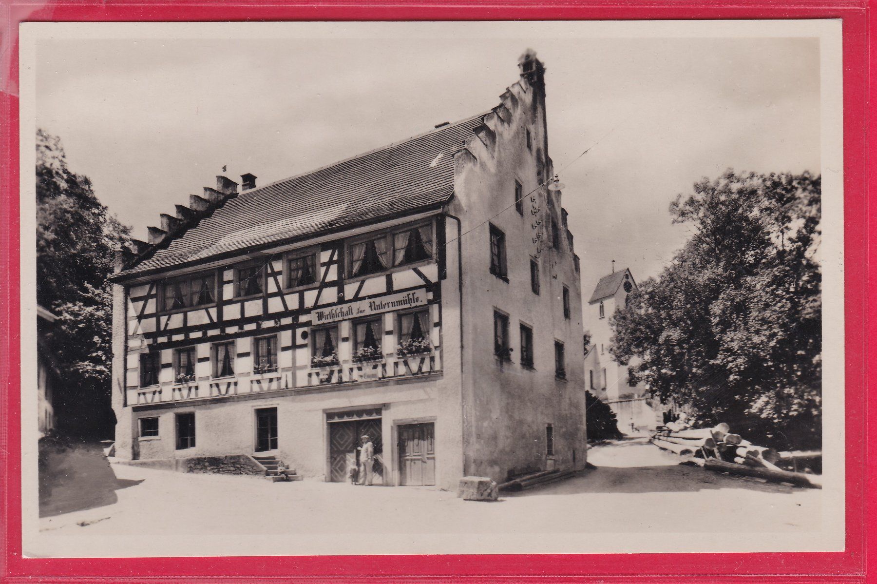 Cartes postales: FLAACH, WIRTSCHAFT ZUR UNTERMÜHLE, 1977 – D'occasion à Oberrieden par Gebirgsstelze