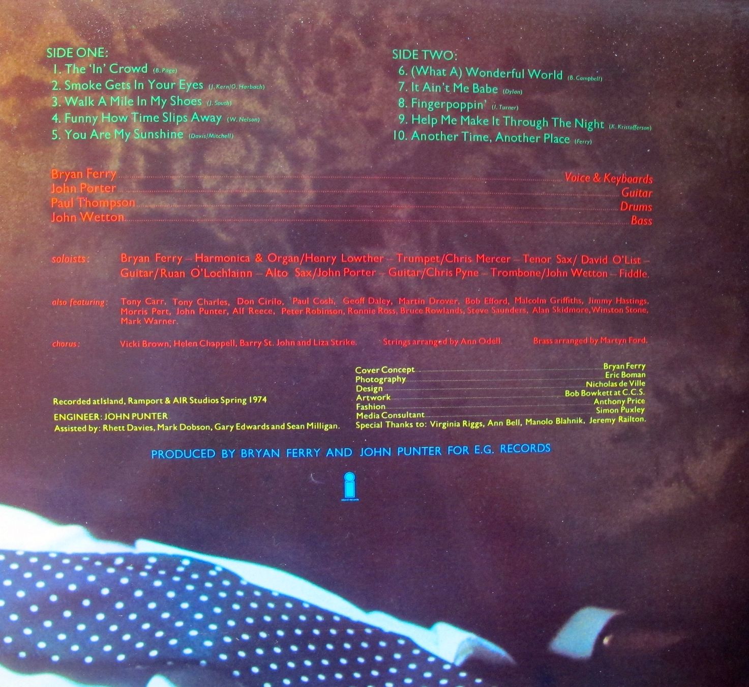 Dischi in vinile: Bryan Ferry - Another Time, Another Place – Usato da Bern venduto da hippoism 2