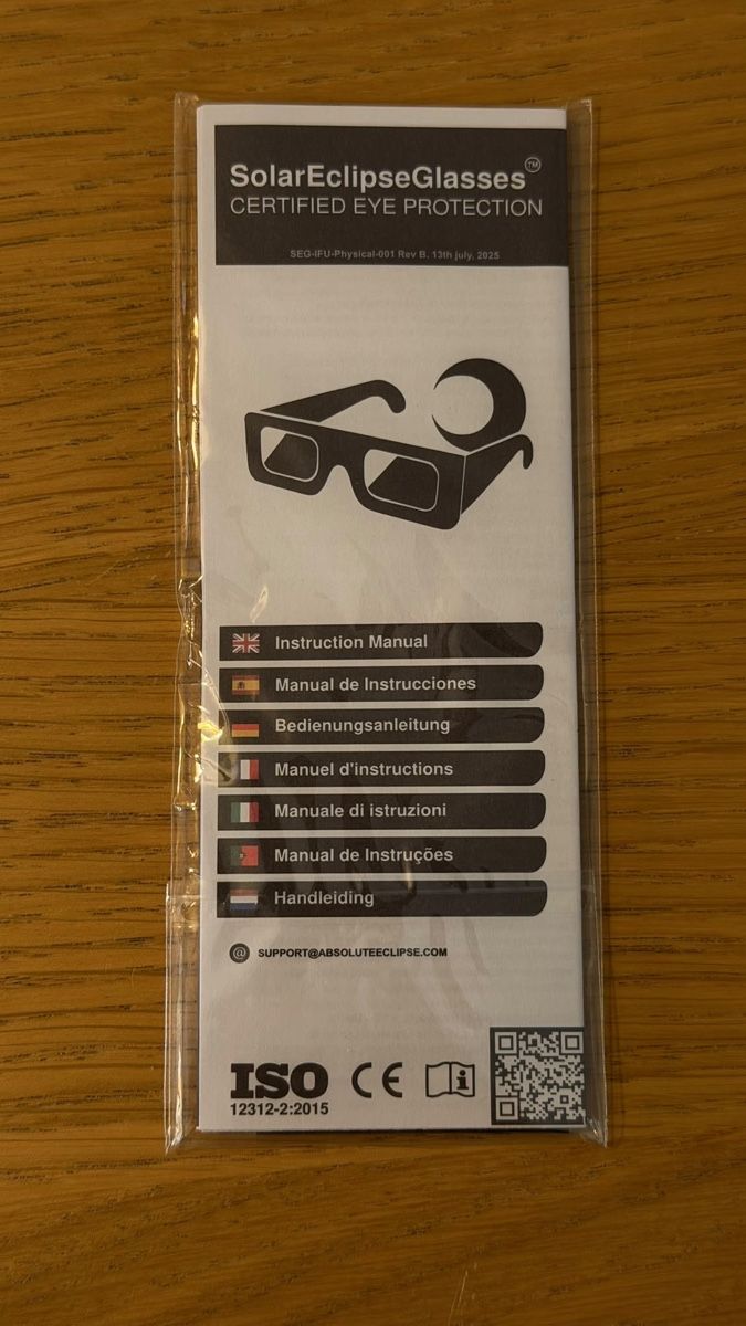 Occhiali & Lenti: Sonnenfinsternisbrille – Nuovo e nell'imballaggio originale da Küttigen venduto da Dera84 1