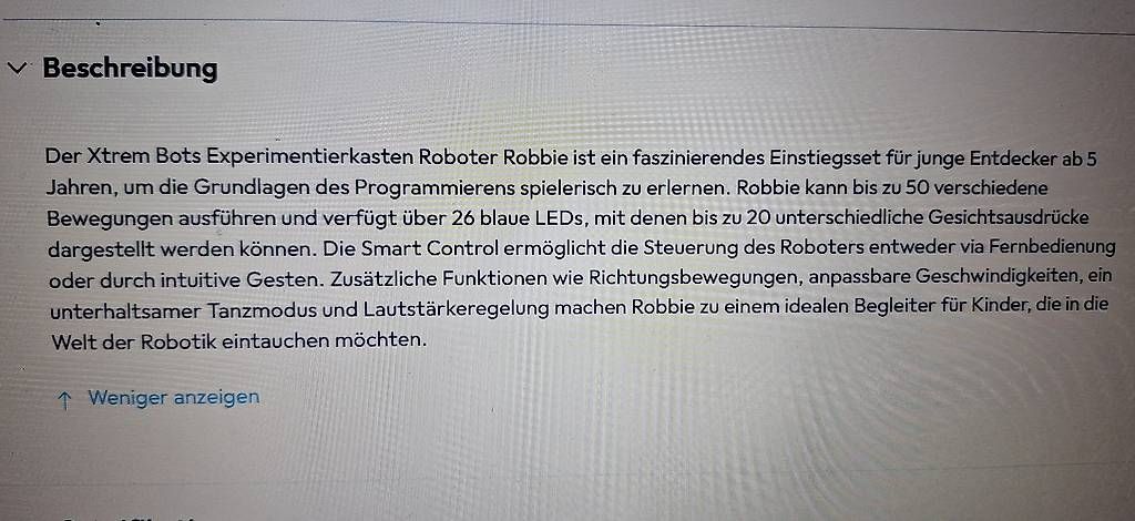 Giocattoli: XTBotts Robbie Roboter – Usato da Kölliken venduto da minimeee 3