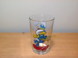 verre "a moutarde" Schtroumpfs 1983 / Schlümpfe Glas - N° 2