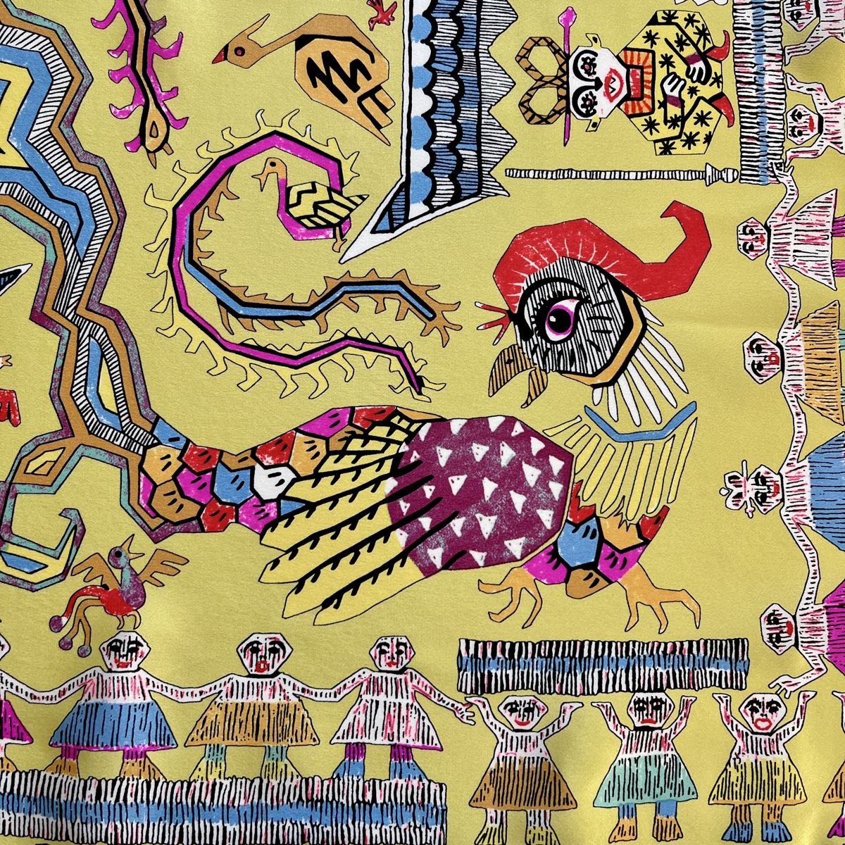 Fabric Frontline Foulard & Sciarpe: FABRIC FRONTLINE New Silk Scarf – Nuovo (secondo la descrizione) da Emmen venduto da Nightingale_2022 3