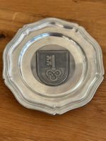 Zinnteller mit Wappen Kanton Obwalden, Wandteller