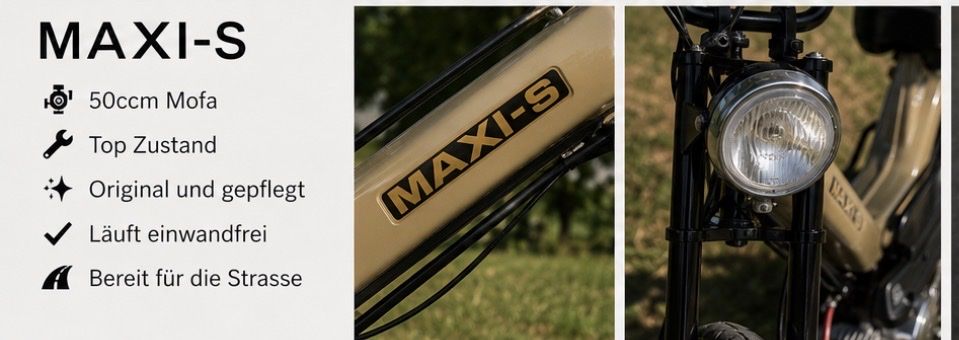 Puch Cyclomoteurs: Puch Maxi S mit Ausweis  – D'occasion à Triesen par atschi0_4 2
