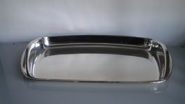 Tablett / Servierplatte versilbert, Alessi